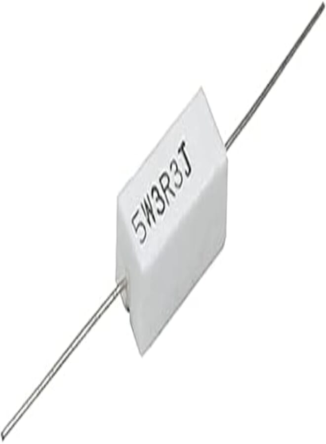 Generic 5W.2OHM Rectangular Aluminum, Ceramic Through-Hole Mount Power Resistor